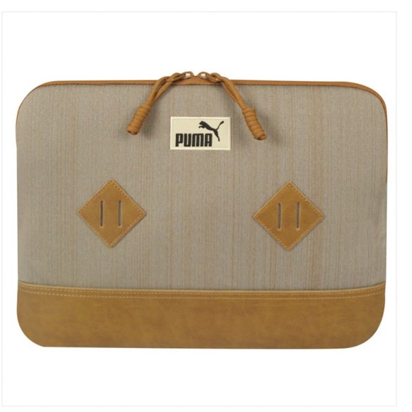 Puma Engineer 11 inch Laptop Sleeve - Tan - Picture 1 of 3